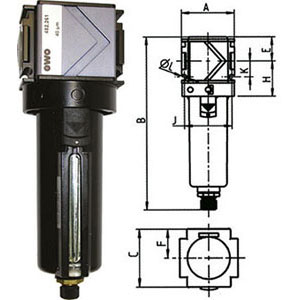 3463GS - FILTRI PER ARIA COMPRESSA "VARIOBLOC" - Orig. Ewo