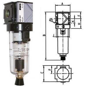 3463GSPA - FILTRI PER ARIA COMPRESSA "VARIOBLOC" - Orig. Ewo